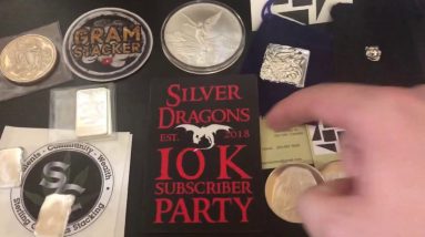 10,000 Subscriber Party GAW Update and Silver Pickups!