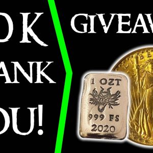 40K Subs Thank You and Saint Gaudens Double Eagle Giveaway!!!