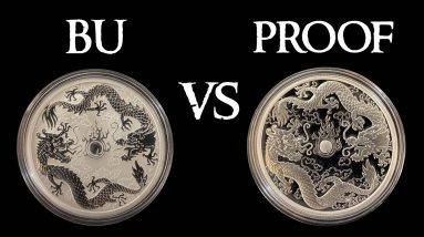 BU VS Proof Silver Coins - 2020 Proof Double Dragon Coin Review