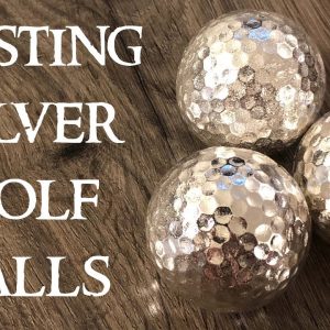 Casting Silver Golf Balls