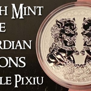 Double Pixiu 2020 1oz Silver Bullion Coin - The Guardian Lions