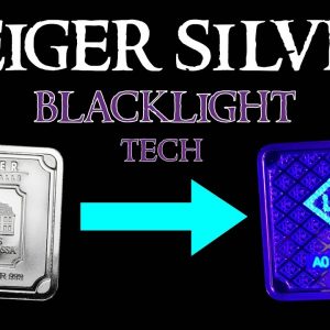 Geiger Silver Bars - BLACKLIGHT Anti-Counterfeiting Technology