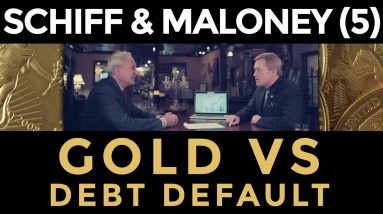 Gold Vs Debt Default - Peter Schiff & Mike Maloney (Part 5)