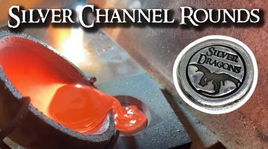 How I Make My Hand Poured Silver Channel Rounds