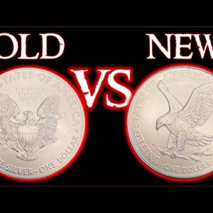 NEW Silver Eagle Design vs. OLD Silver Eagle Design Comparison
