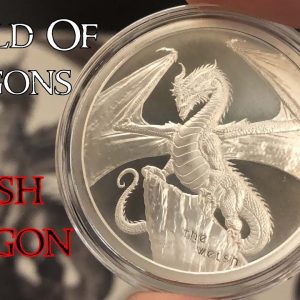 World of Dragons - The Welsh Dragon Silver Round