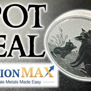 Bullion Max Silver Spot Deal - Silver Dingo Coin!