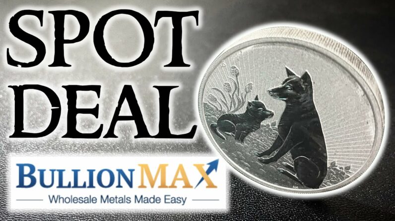 Bullion Max Silver Spot Deal - Silver Dingo Coin!