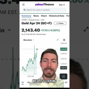 Gold hits $2,143. New ATH!